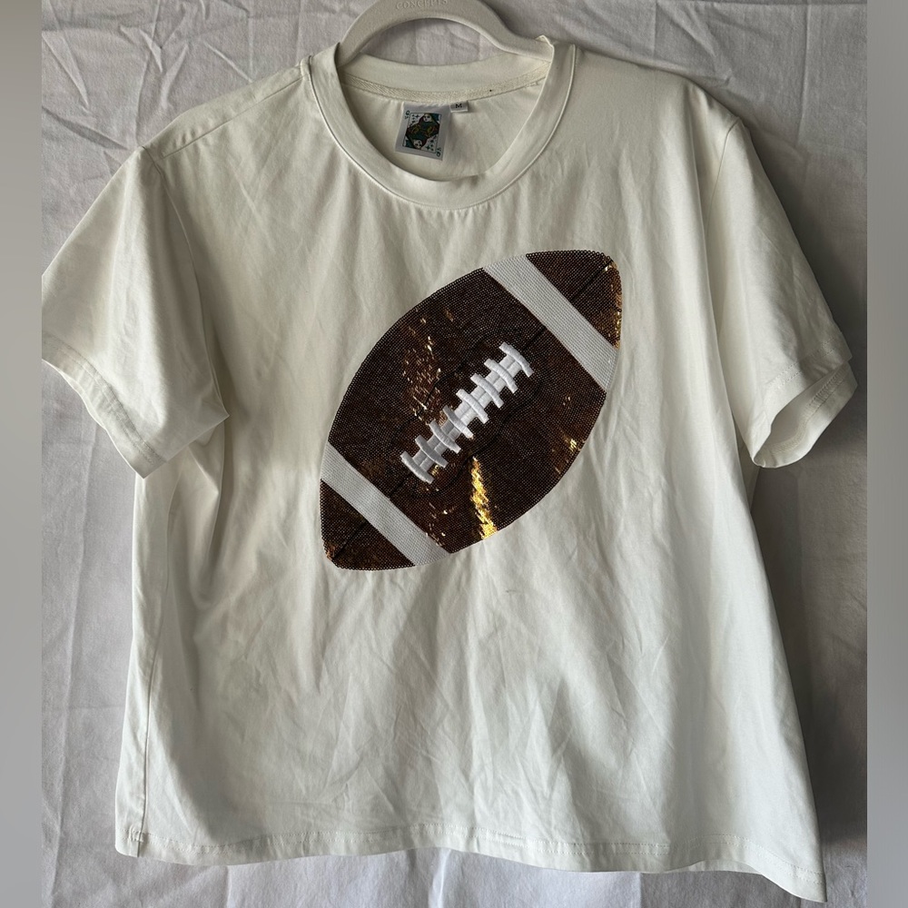 Queen of Sparkles Football Tee
